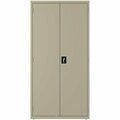 Hirsh Industries 18'' x 36'' x 72'' Putty Wardrobe Cabinet - Assembled 25062 42025062